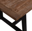 Retro Dining Table, Brown, 77"x35.4"x30.0", Round