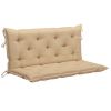 Cushion for Swing Chair Beige 47.2" Fabric