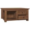 Coffee Table 26.8"x26.8"x13" Solid Teak Wood