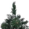 Artificial Christmas Tree with Stand and LEDs Green 2 ft PVC