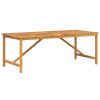 Patio Dining Table 78.7"x35.4"x29.1" Solid Wood Acacia