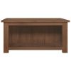 Coffee Table 26.8"x26.8"x13" Solid Teak Wood