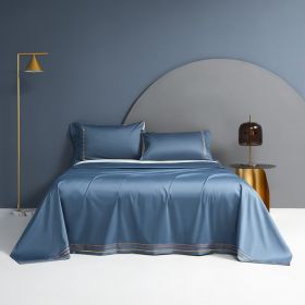 Cotton Single Bed Sheet Pillowcase Three Piece Set (Option: Color2-200x230)