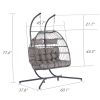 Outdoor Rattan Furniture Hanging Chair Egg Chair