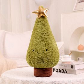 Plush Cute Elk Domestic Ornaments Christmas Gift Christmas Tree Pillow (Option: Christmas tree-40cm)