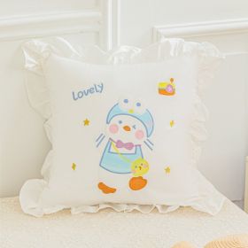 Nordic Sofa Light Luxury Pillow Cover (Option: Cheering Duck-45 X45cm With Core)