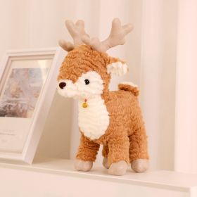 Plush Cute Elk Domestic Ornaments Christmas Gift Christmas Tree Pillow (Option: deer-40cm)
