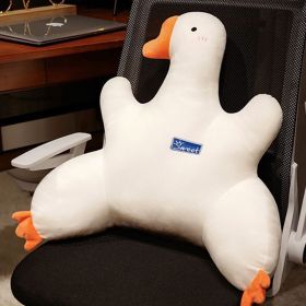 Large Backrest Waist Support Sofa Cushion (Option: White Big Goose-Large Size 70 50cm)